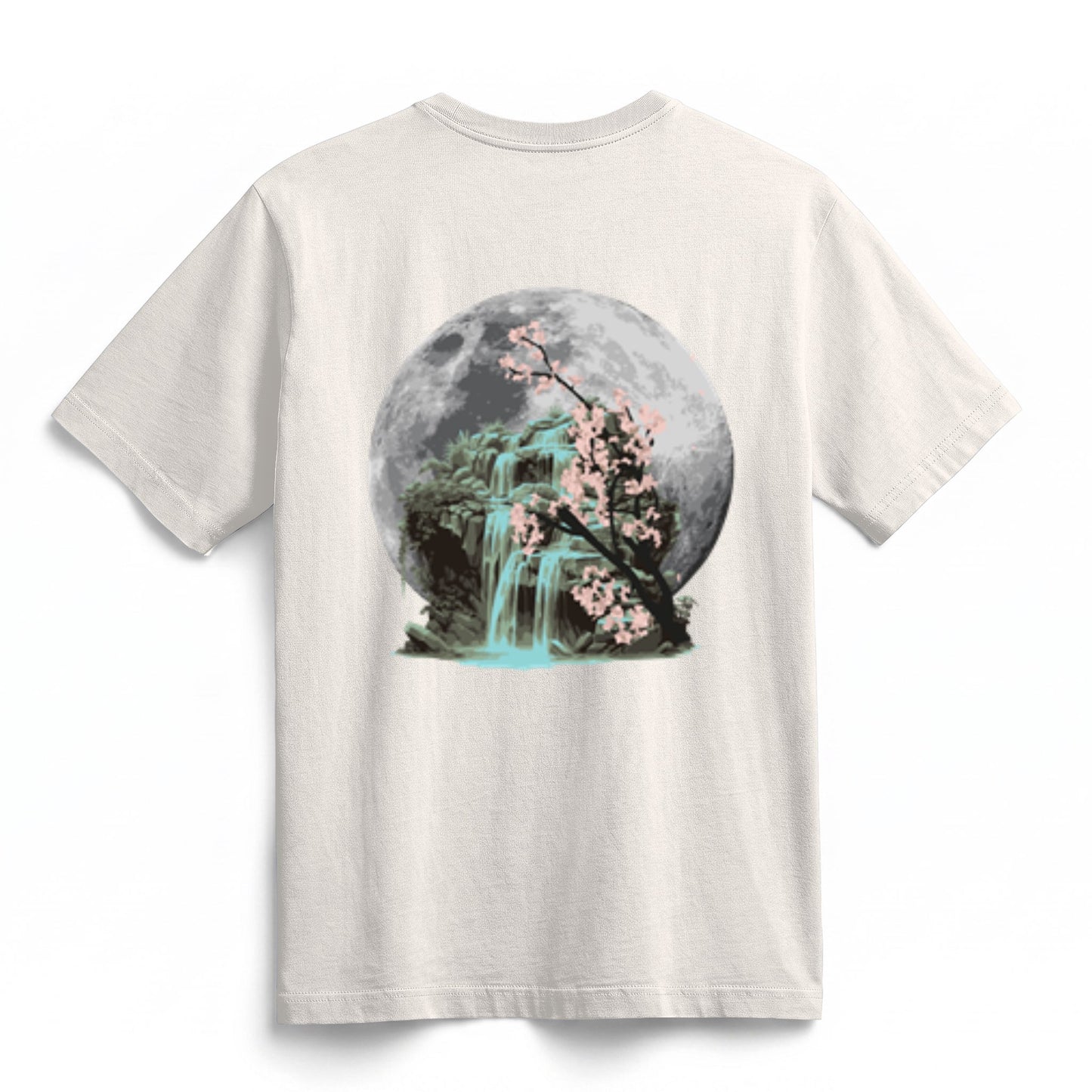 Heavyweight Organic Tee cherry moon blossom